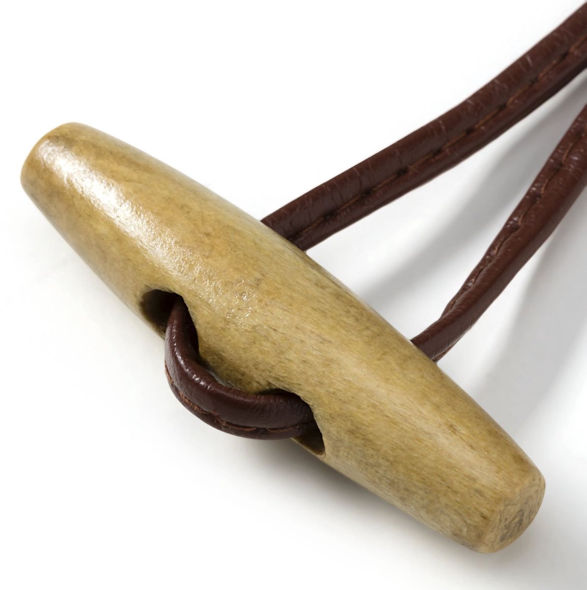 Sluiting voor duffelcoat 15 x 5 cm bruin - Prym