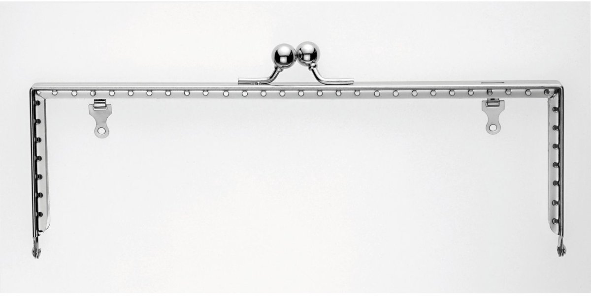 Tassluiting Lucia zilverkleurig - Prym