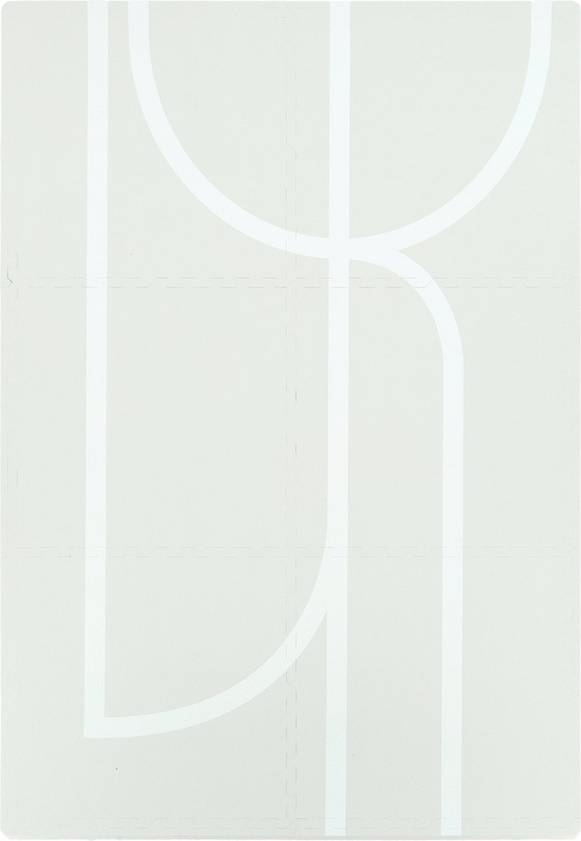 Puck Playmat Lines - Sandy White