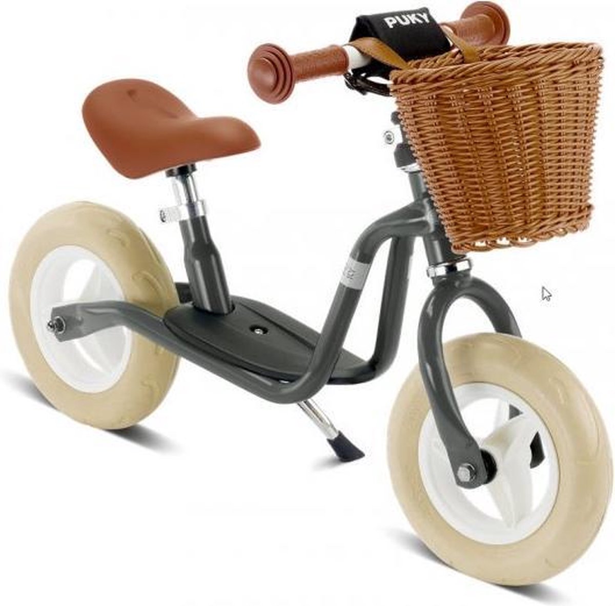 Puky Loopfiets LRM Antraciet Grijs Met Mandje