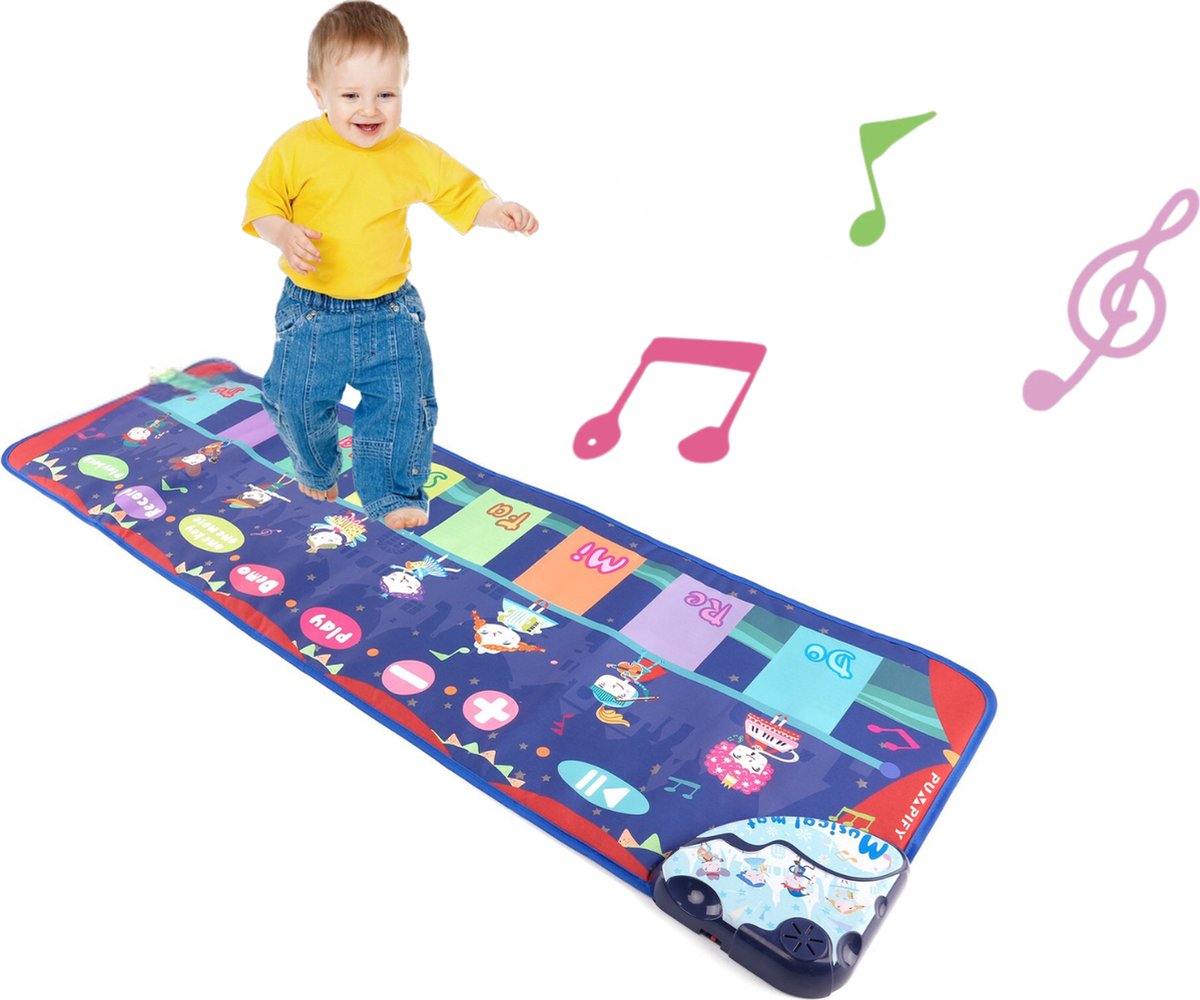 Pumpify Dansmat – Pianomat – Muziekmat – Speelmat - Princessen Dansmat – Speelgoed - 1 jaar - 2 jaar - 3 jaar - Voor Kinderen - Voor Jongens - Voor Meisjes - 120x39 cm