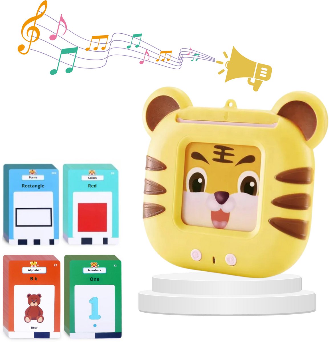 Pumpify Montessori Speelgoed - Met Koordtas - Het Spel om Engelse Woordjes te Leren - Woord Leer Flashcards - Woordjes Leren - Educatief Speelgoed - Praatkaarten - Speelgoed - 3 jaar - 4 jaar - 5 jaar - 6 jaar - 224 Kaarten - 14 Themas