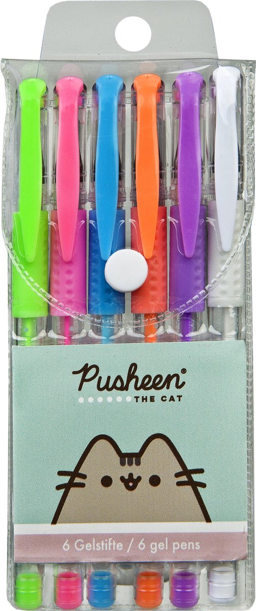   The Cat - 6 Gelpennen