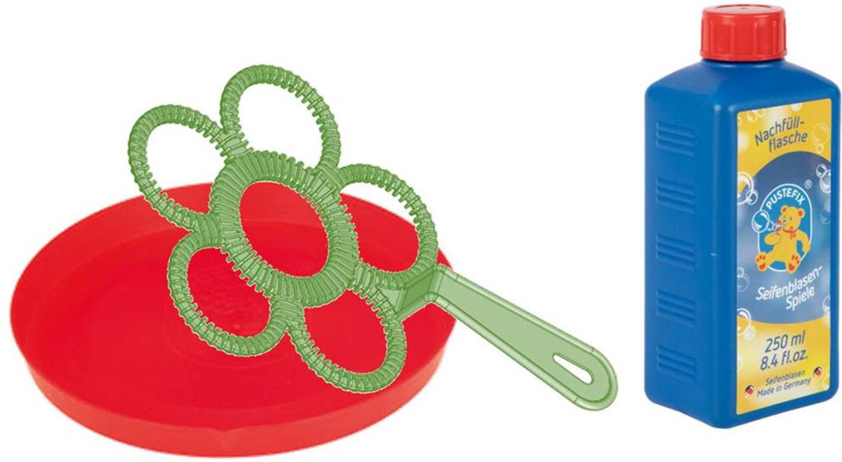 Pustefix bellenblaas speelgoed Flower Power - grote bellen.