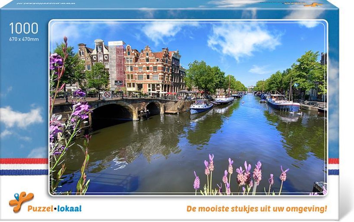 Puzzellokaal - Amsterdam Brouwersgracht - Legpuzzel - 1000 stukjes