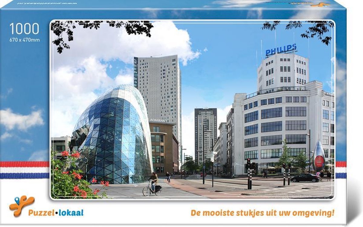 Puzzels - Blob - Eindhoven - Legpuzzel - 1000 stukjes