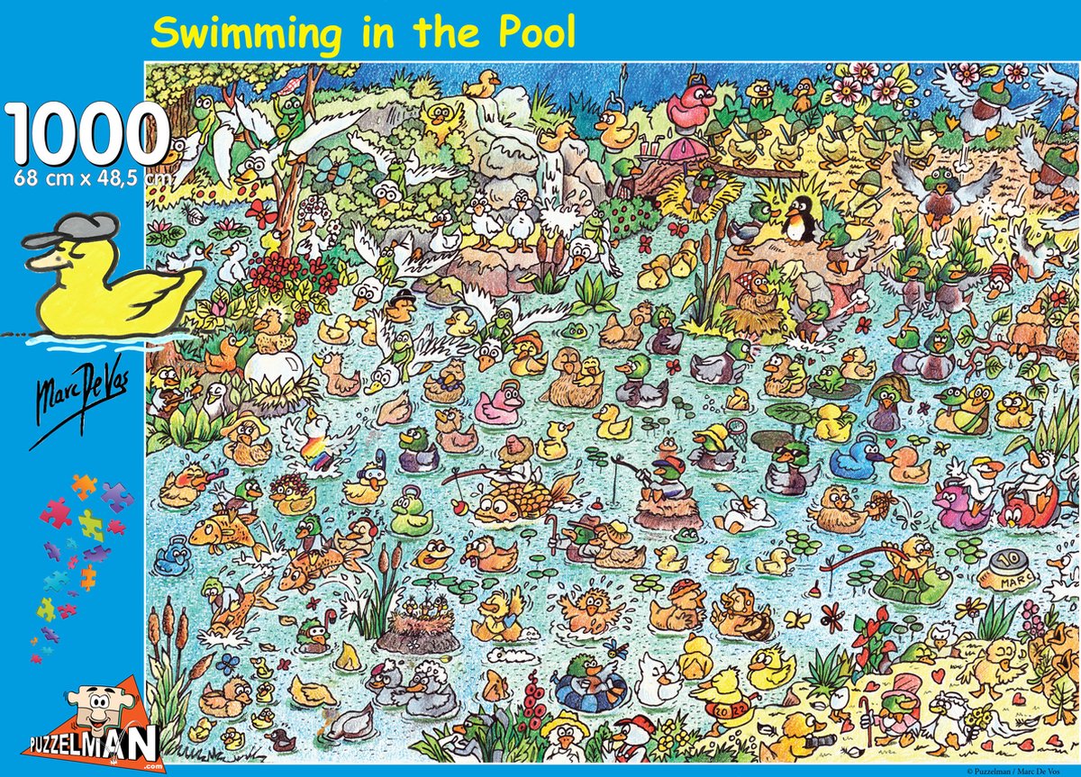 Puzzelman De Puzzelmaneendjes - Marc De Vos (1000)