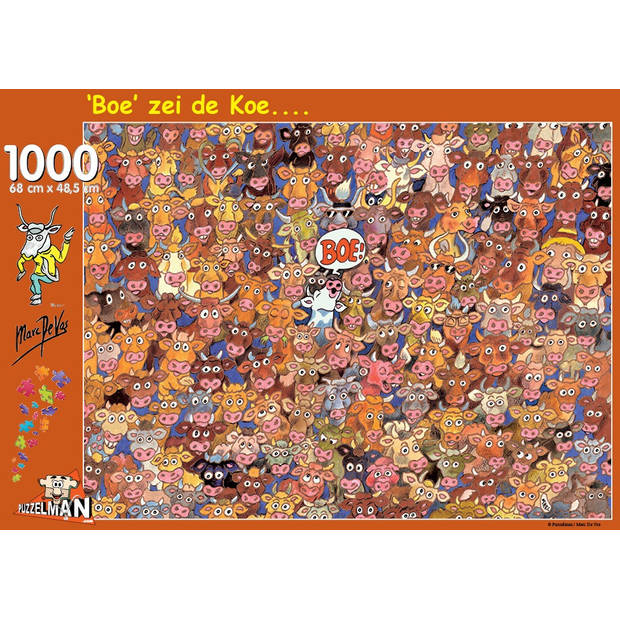 Puzzelman De puzzelmankoetjes - Marc De Vos (1000)