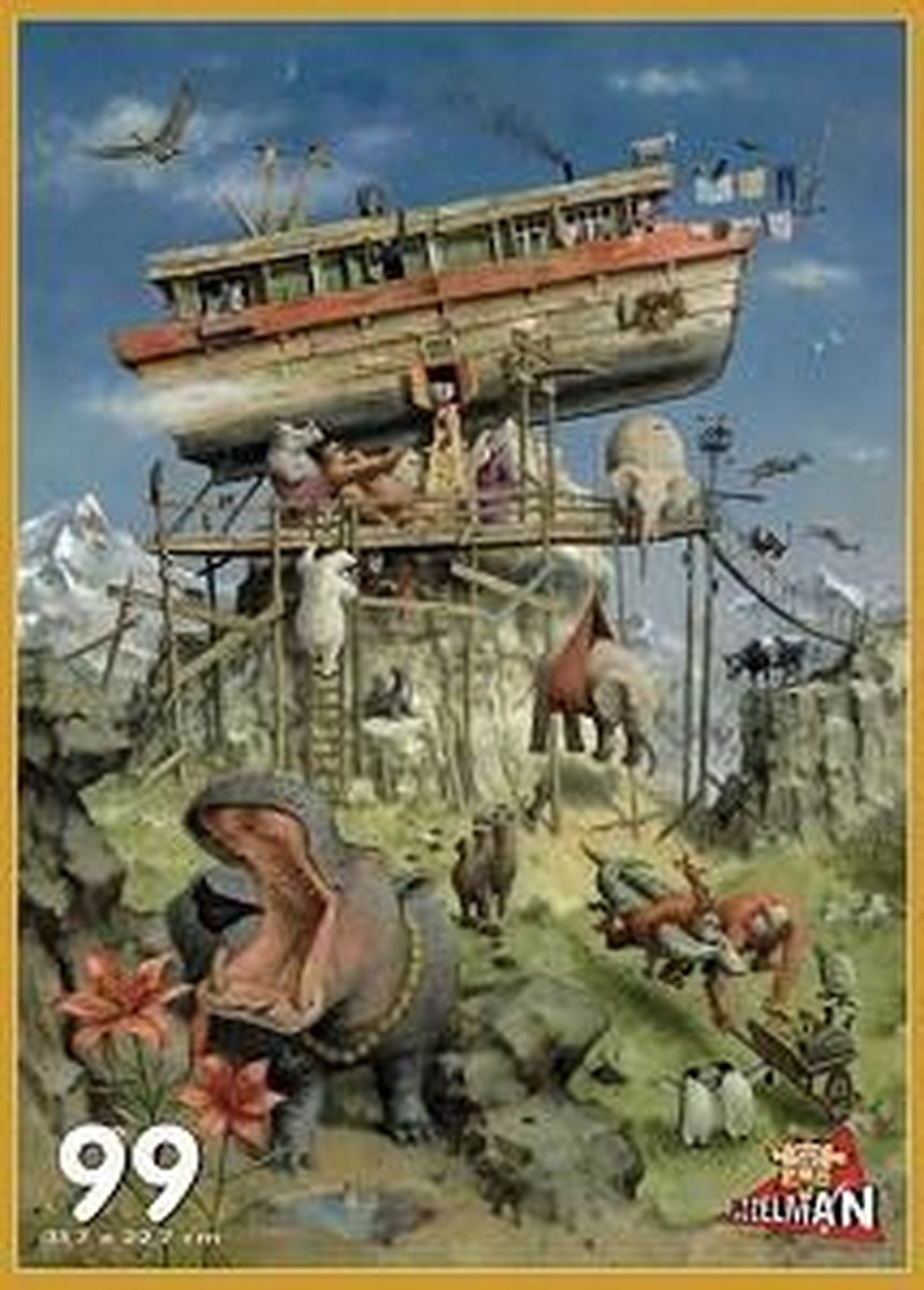 Puzzelman Puzzel - Marius van Dokkum: Ark van Noach (99 stukjes)
