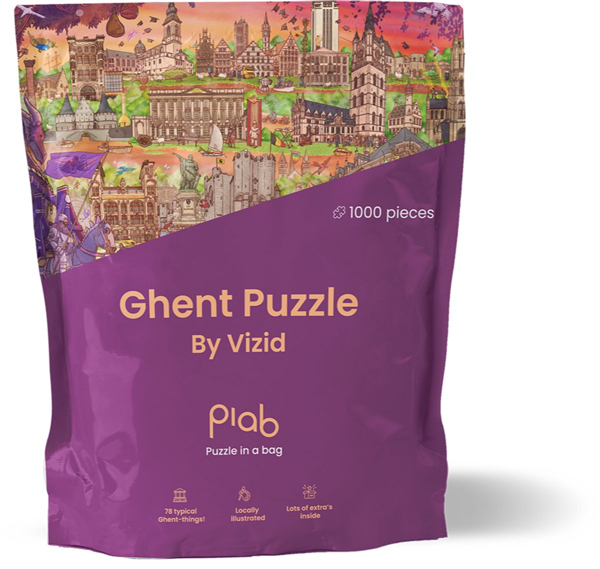 Puzzle in a Bag - Gent puzzel - Puzzel - 1000 stukjes