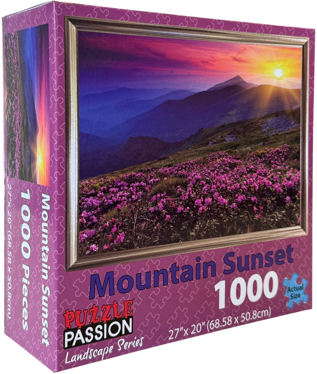 Puzzle Mate - puzzel - Mountain Sunset - 1000 stukjes