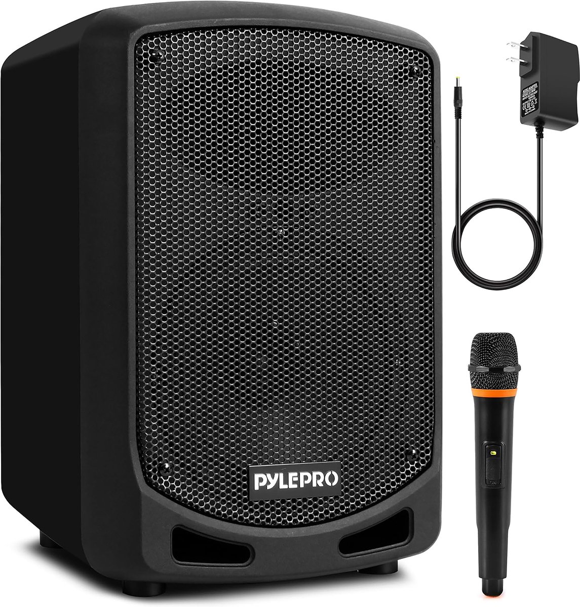   Bluetooth Luidspreker-Bluetooth Karaoke PA Speaker – Draagbaar Luidspreker voor Binnen/Buiten-Draadloze Microfoon- Audio-opname- Oplaadbare Batterij- USB/SD-Lezer