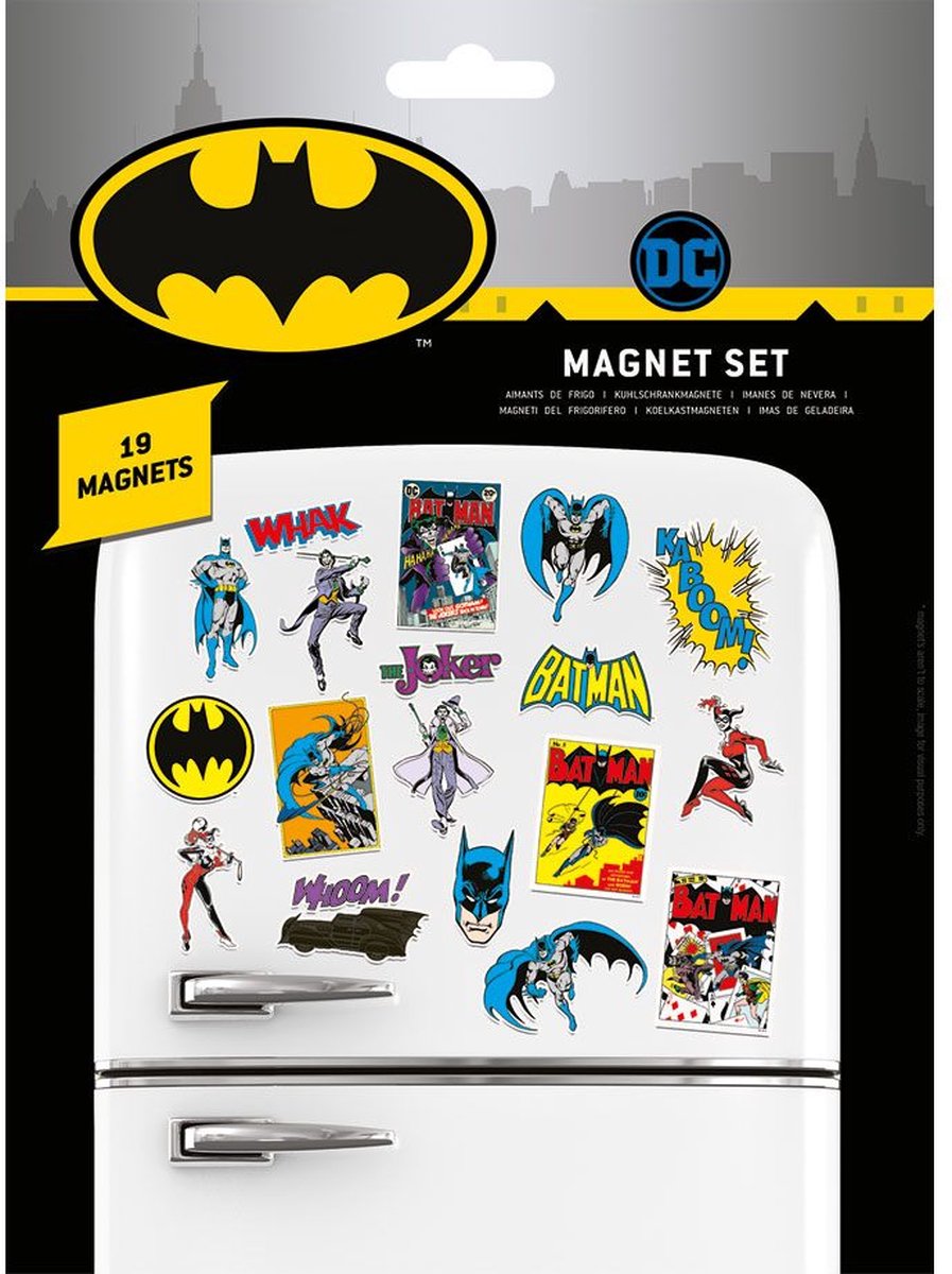 DC Comics Fridge Magnets Batman Retro