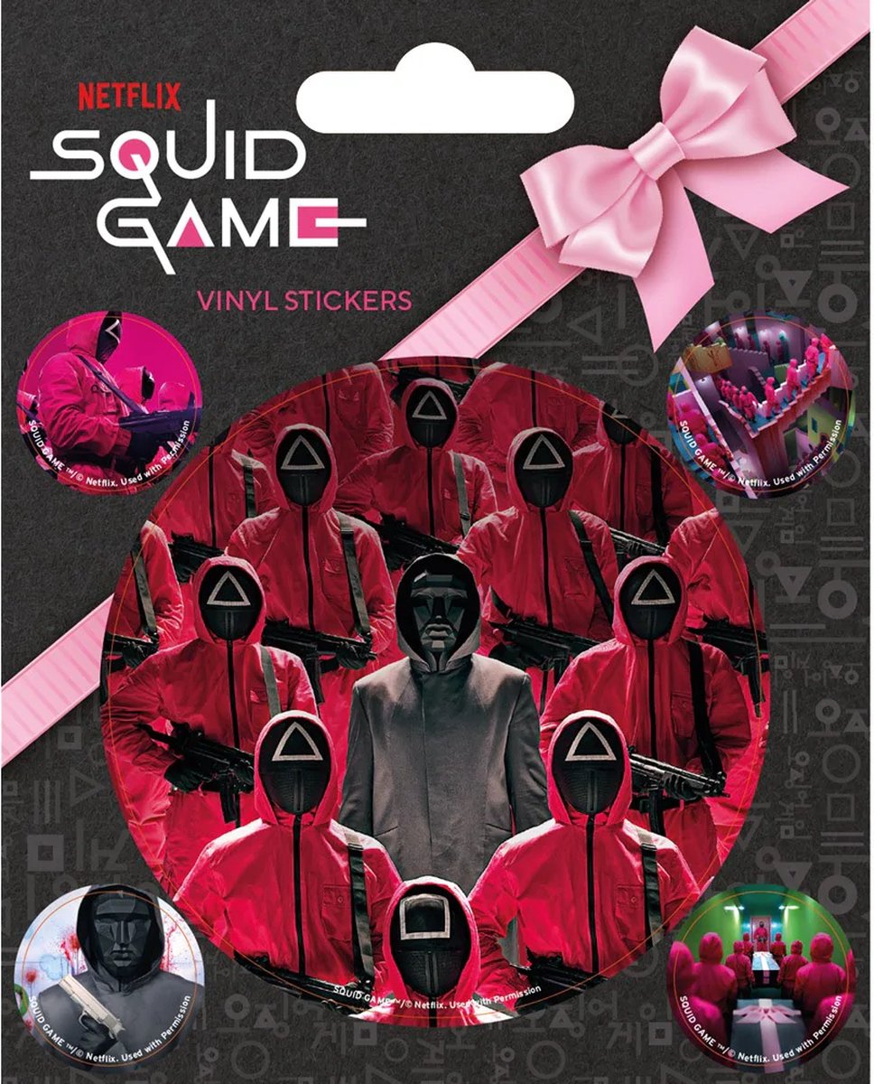 Squid Game - Soldiers - Vinyl Stickers Set