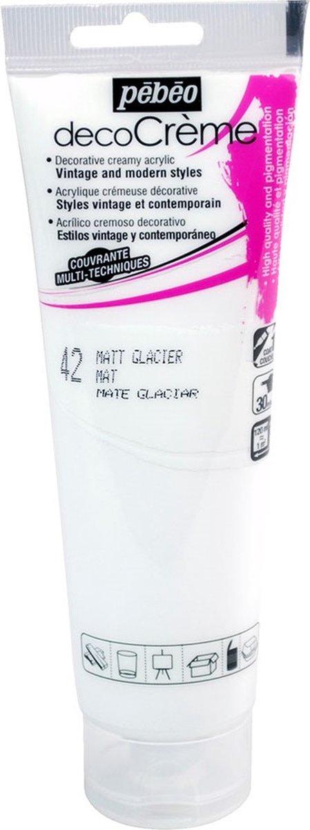 Verf gletsjer - acryl mat - 120 ml - Pébéo
