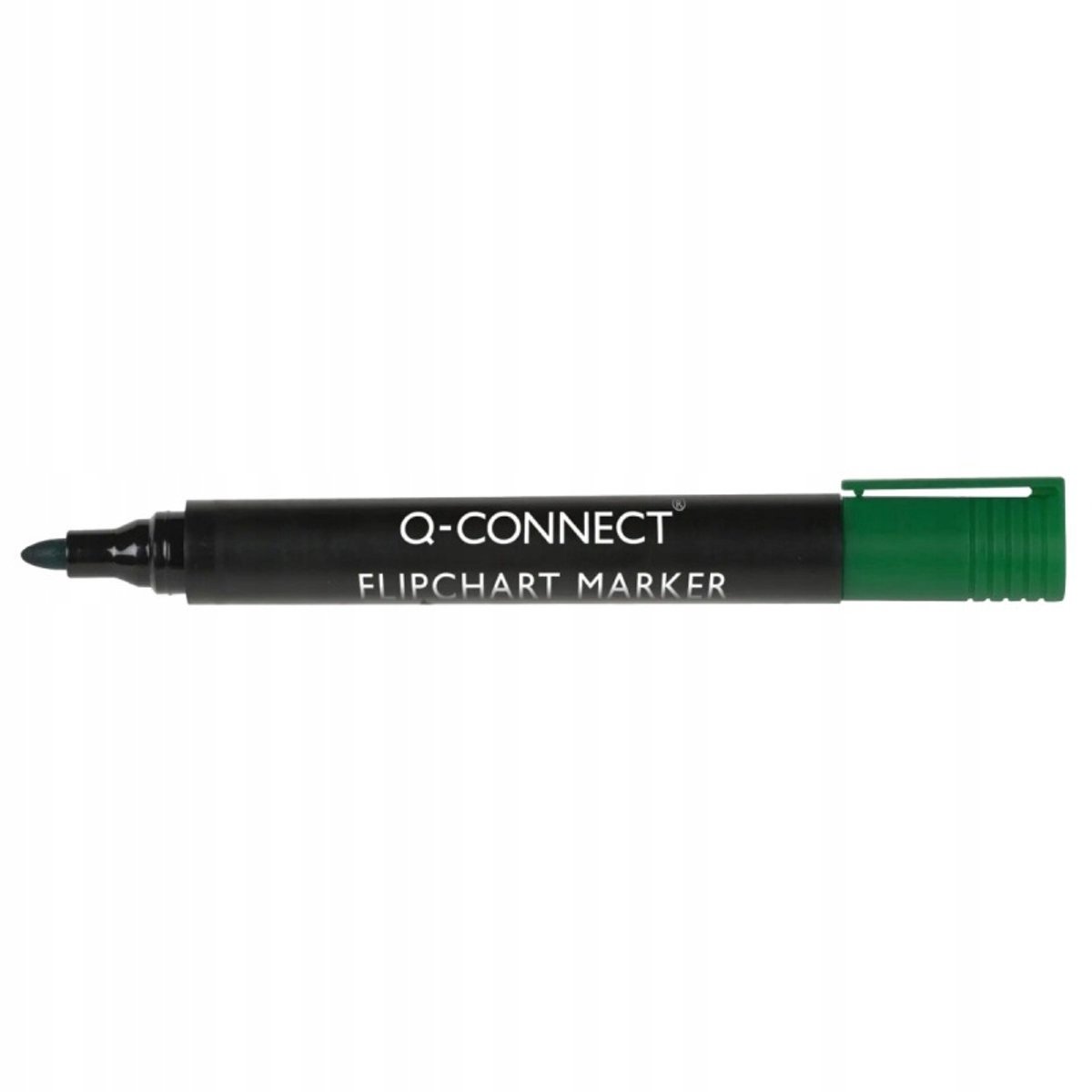 Q-Connect Flipchart Marker - Rond, Groen, 2-3mm Lijn