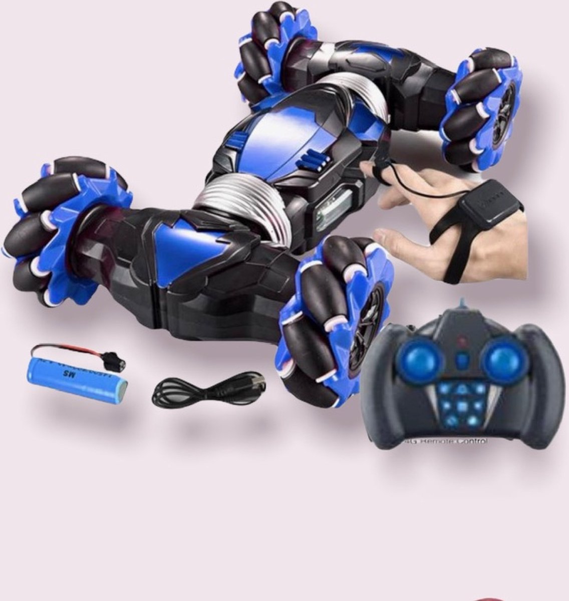 RC Stunt Car - Bestuurbare Auto Voor Jongens - Buiten & Binnen - Handgebaren - Auto Speelgoed