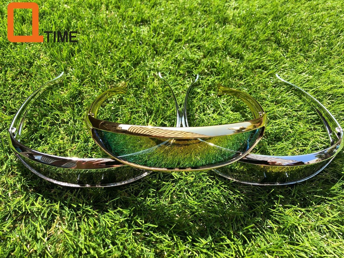 Snelle Planga - Zonnebril - Zilver - Gestroomlijnd - Vlot Montuurtje - Limited Edition