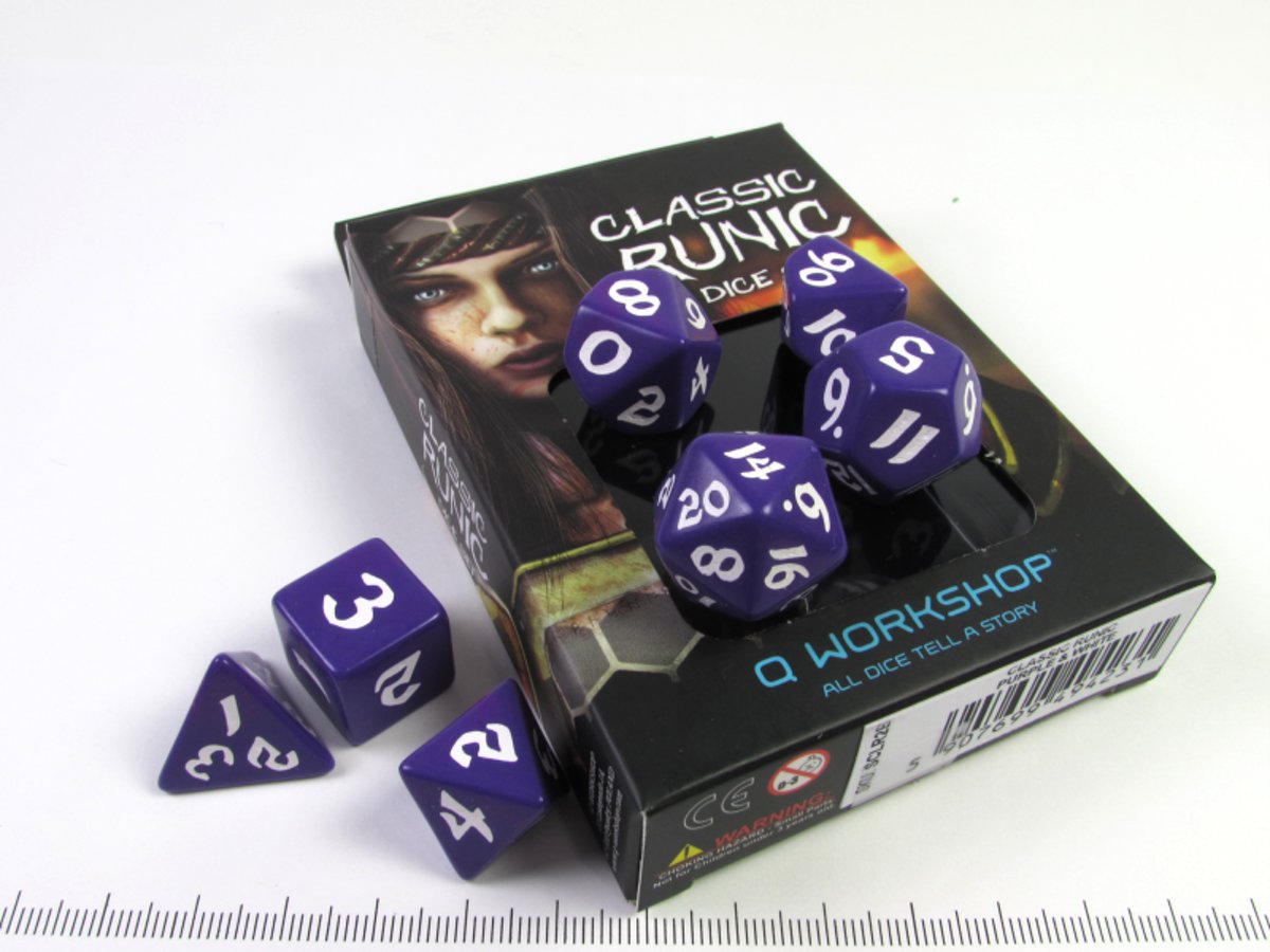 Classic Runic - Purple w/white