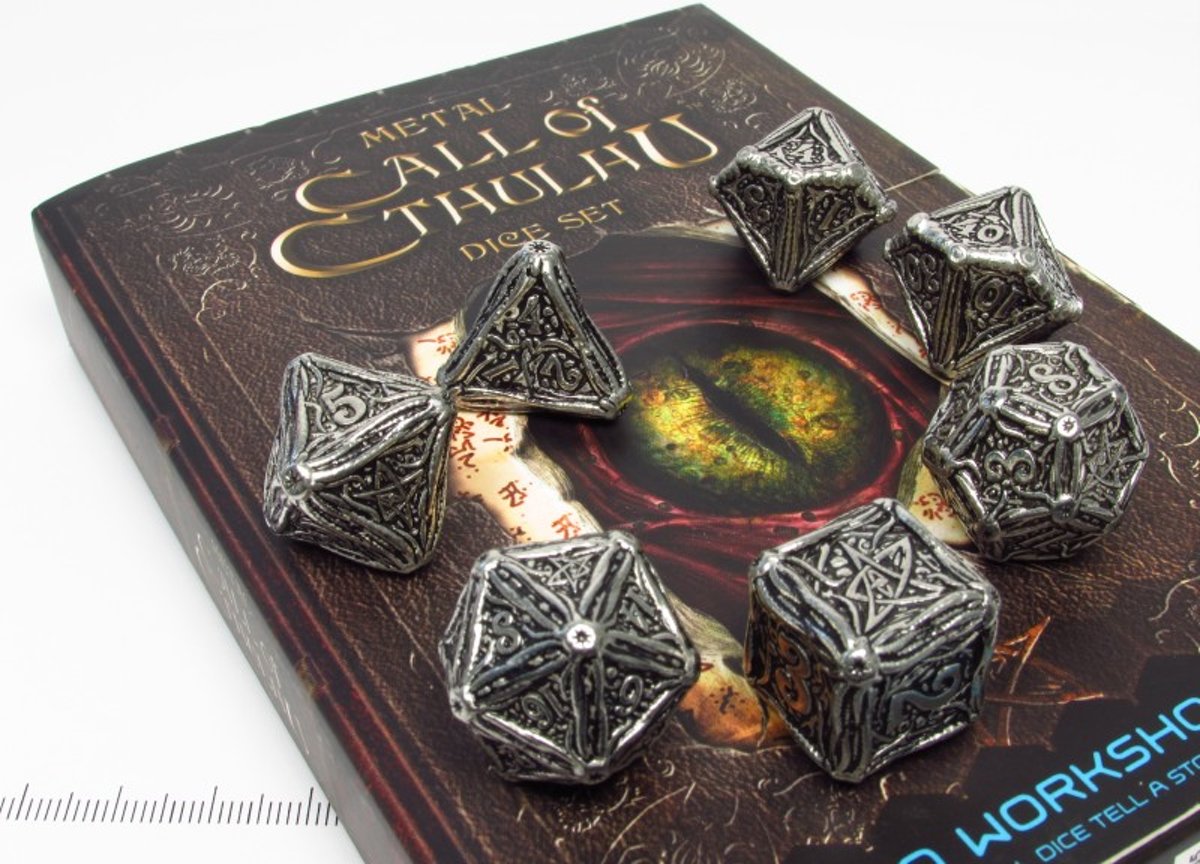 Cthulhu metalen polydice set