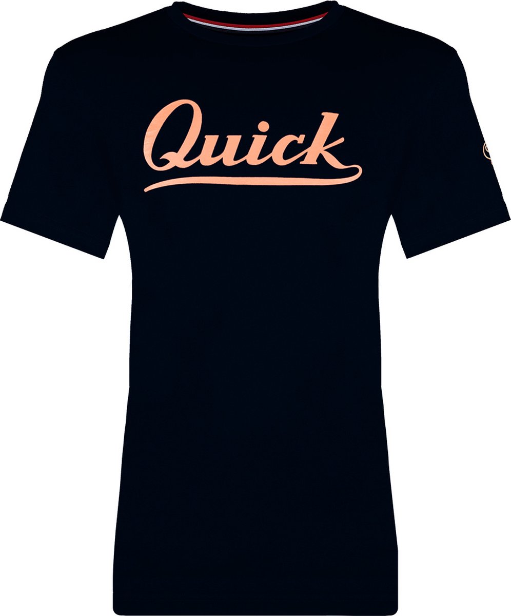 Dames T-shirt Parel - Donkerblauw/Zalmroze