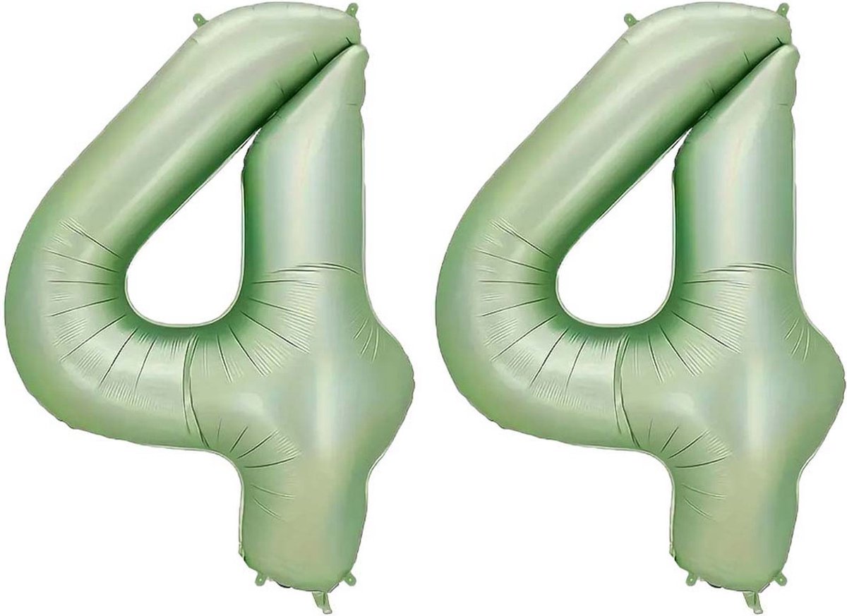 Cijfer Ballonnen Ballon Cijfer 44 Verjaardag Versiering Feest Helium Ballonnen Cijferballon Folieballon Kleur Xl Formaat