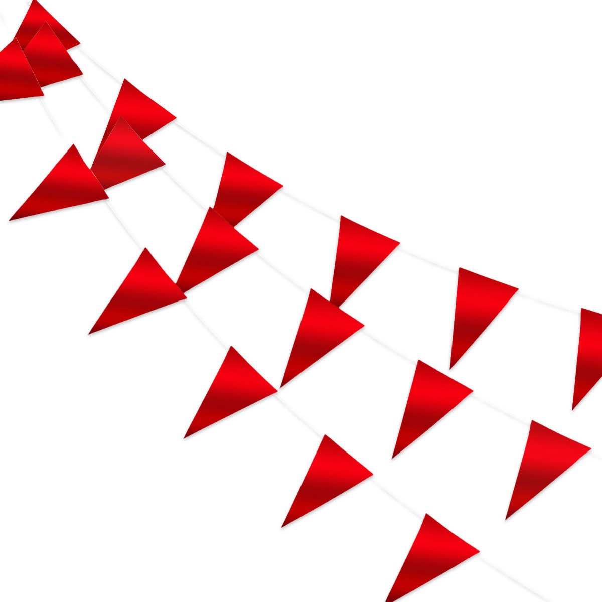 Q2P - Slingers - Verjaardag - Versiering - Valentijn - Vlaggenlijn - Feestartikelen - Feest - Decoratie - Slinger - Rood