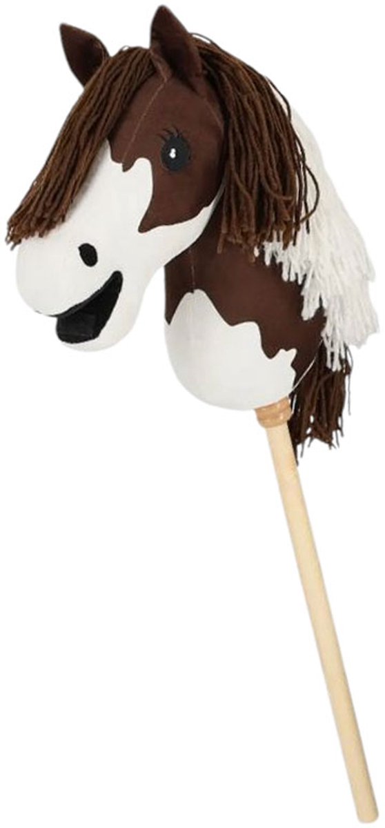 QHP Hobby Horse Bruin Bont - ONE