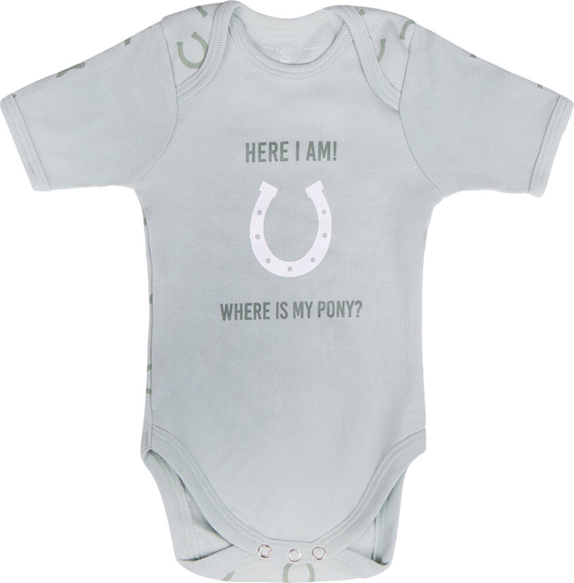Qhp Romper Qhp Bobby Kids Lichtgroen