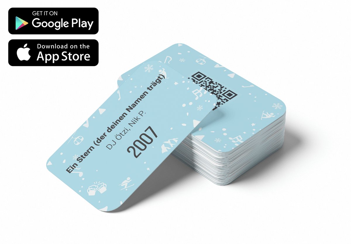 QR Music Cards - Après-ski editie - 150 kaartjes - Inclusief gratis app - Muziekspel - Kaartspel - Partyspel