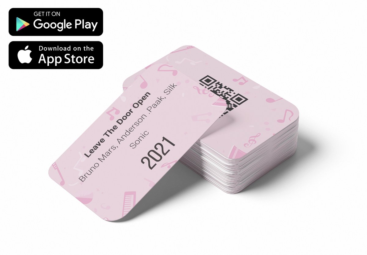 QR Music Cards - Festival editie - 150 kaartjes - Inclusief gratis app - Muziekspel - Kaartspel - Partyspel