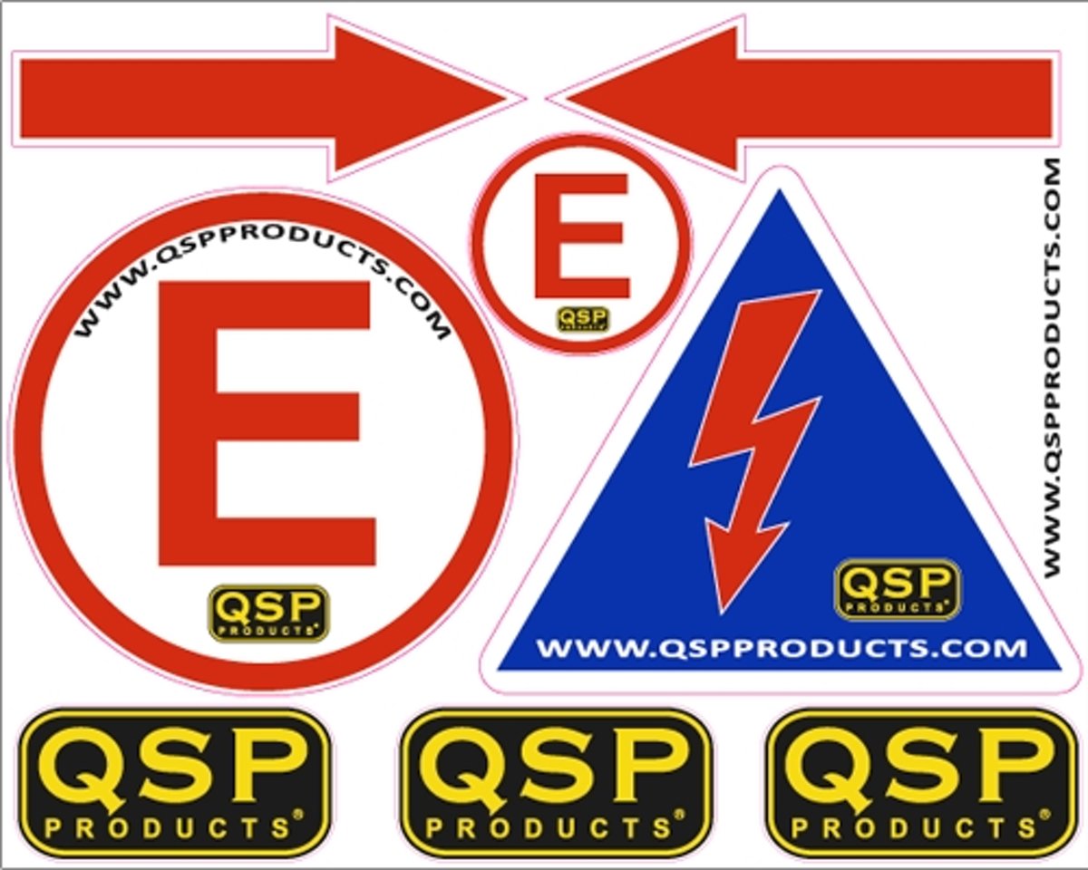 Autosport Stickervel compleet