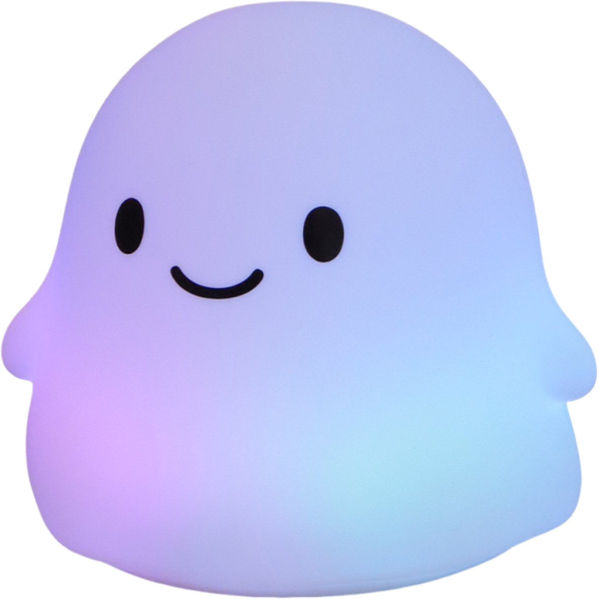 QTTVBTNA - Spook Nachtlamp Halloween, Schattig Sfeerlampje met 30 minuten Timer - Oplaadbare Halloween Decoratie voor Kinderkamer - Cadeau voor Kinderen (Sinterklaas, Kerst,Verjaardag) - Gekleurde lichten