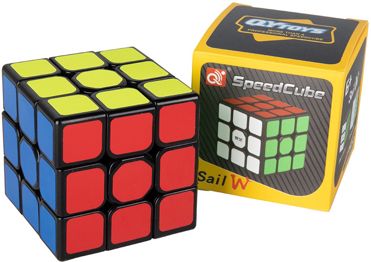 QY toys- Kubus -Breinbreker-Professional Speedcube 3x3x3 - Sail W technology- Supersnel en soepel
