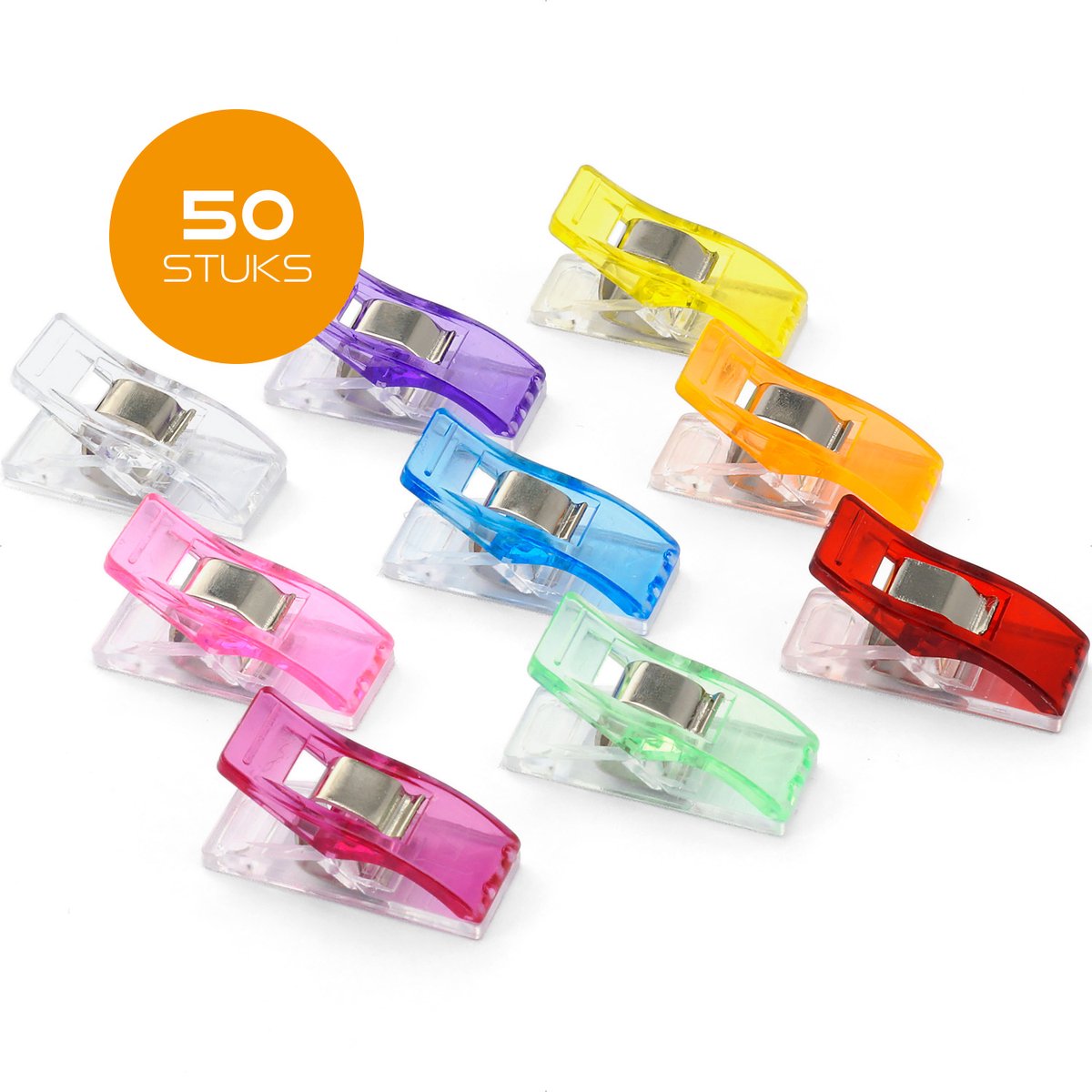  en knijpers voor naaien - Stofklemmen set van 50 stuks - medium