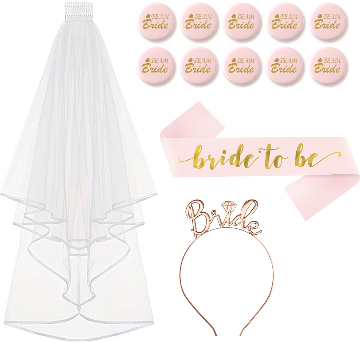 “Bride to Be” Vrijgezellenfeest Vrouw Pakket – Bachelorette Party – 