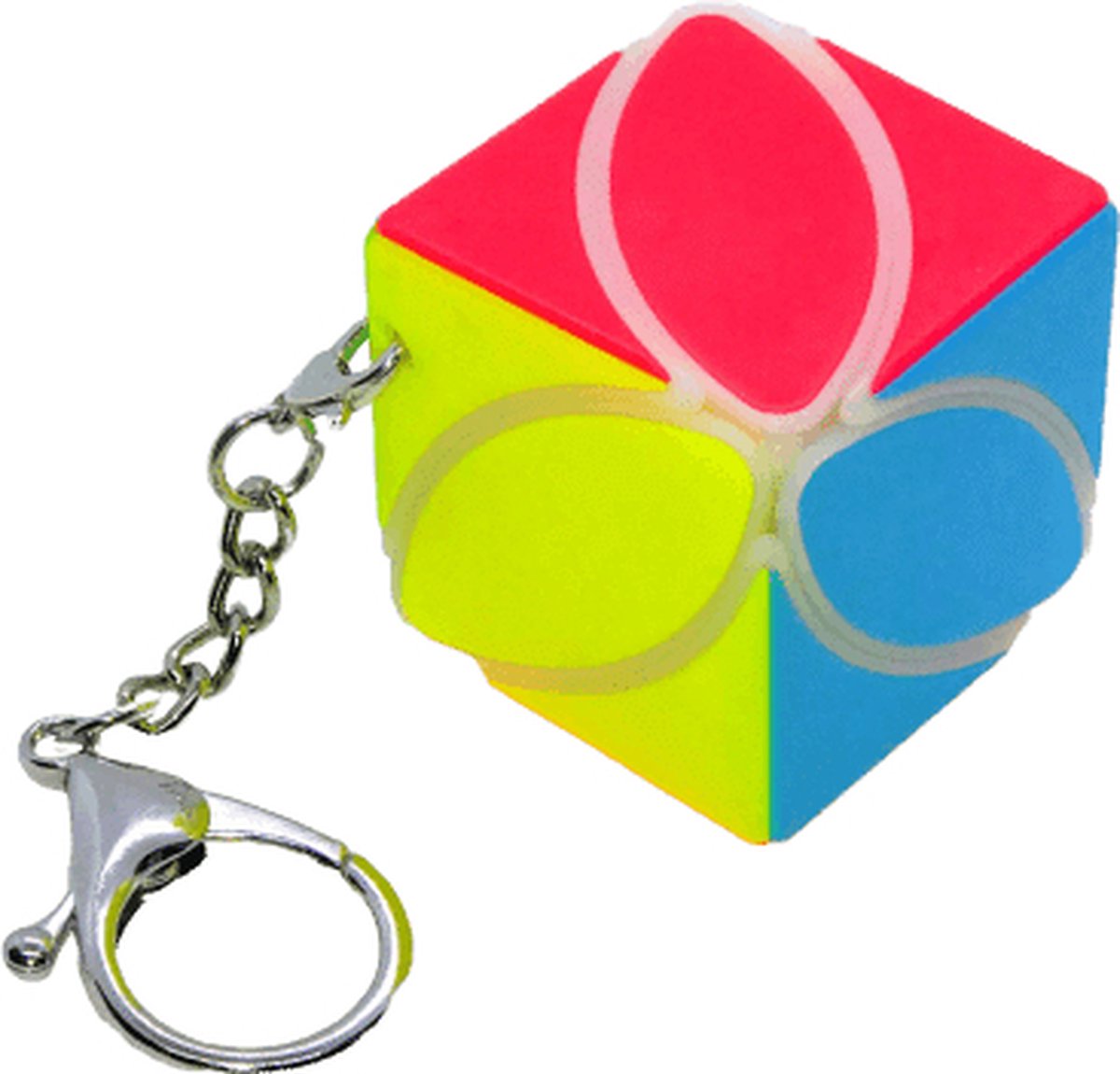 qiyi sleutelhanger (pyraminx of ivy)