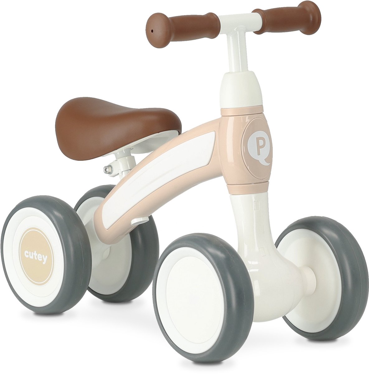 Qplay Cutey Loopfiets - Beige