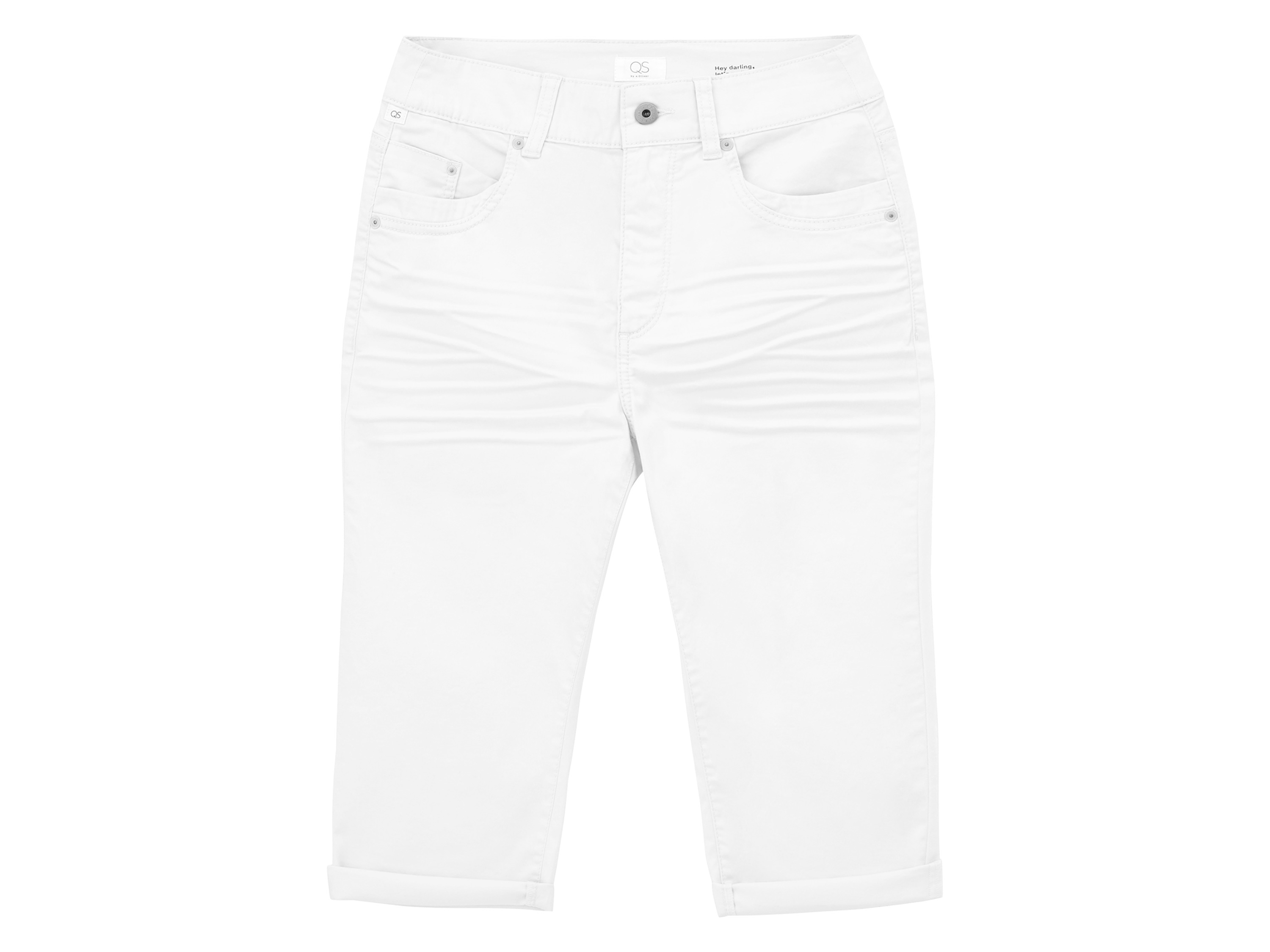 QS by s.Oliver Dames capri-broek (38, Wit)