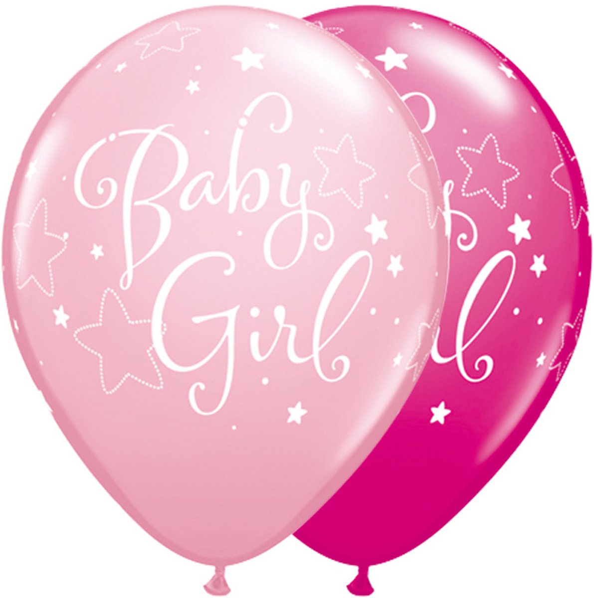 Baby girl ballonnen 28cm - 25 stuks