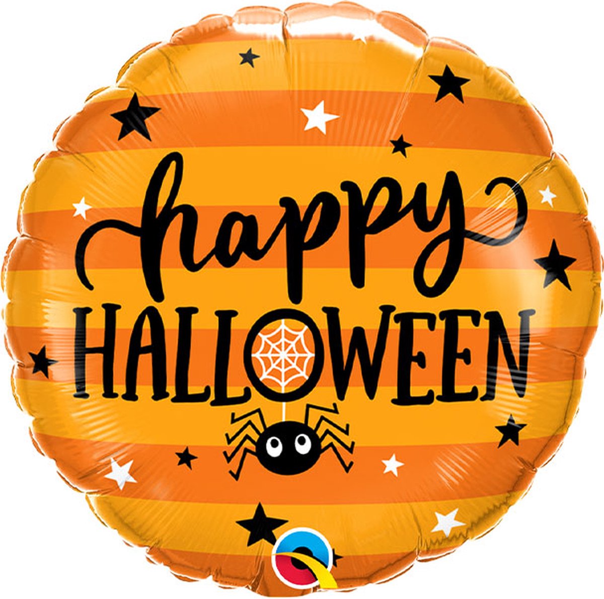 Qualatex - Folieballon happy spider Halloween - 45 cm