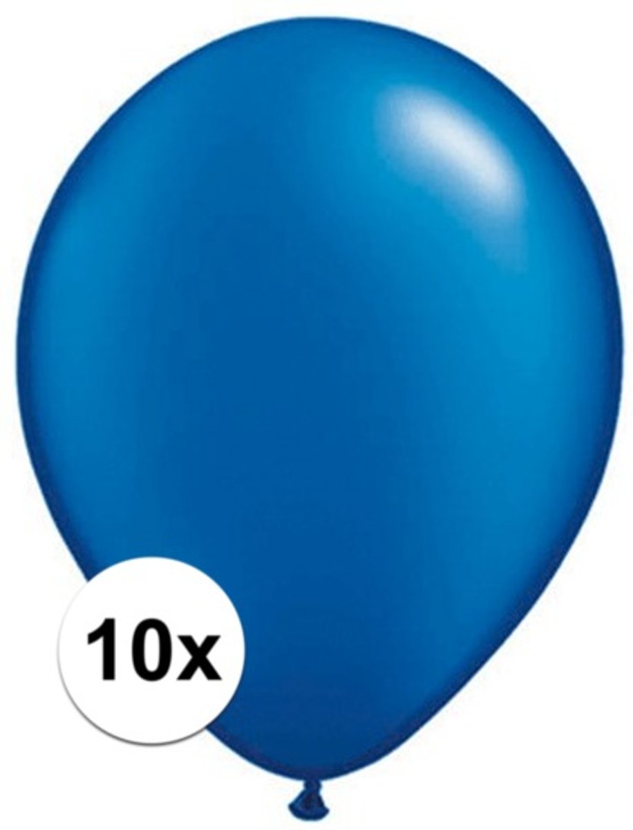 Qualatex ballonnen Sapphire blauw 10 stuks