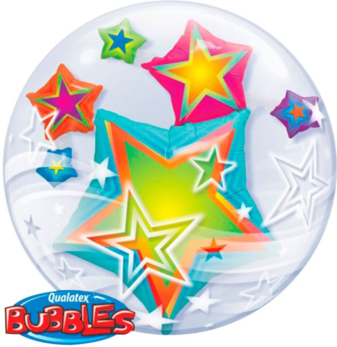 Stars Bubbles Ballon 61cm