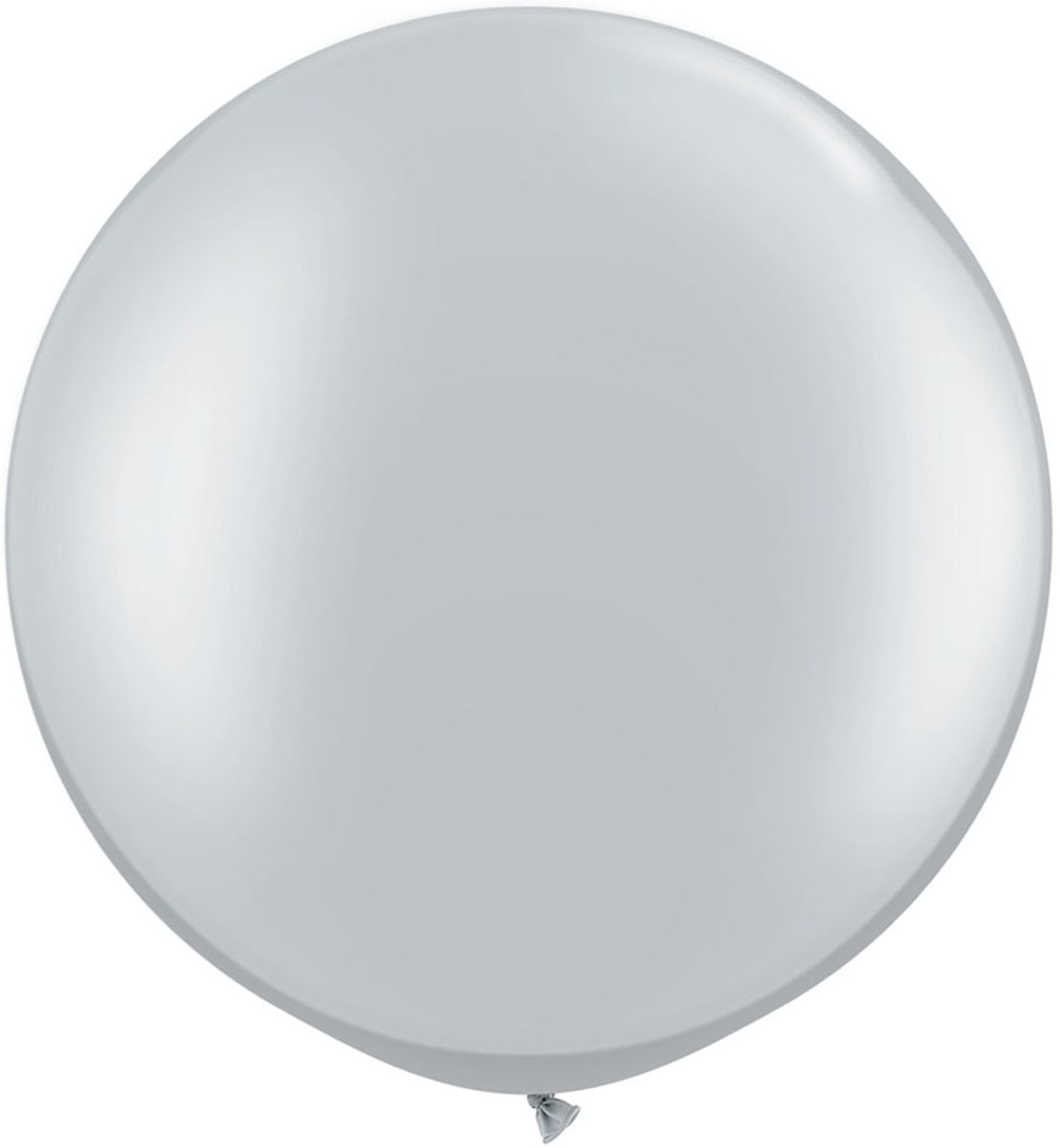 Zilveren Metallic Ballonnen 90cm - 2 stuks