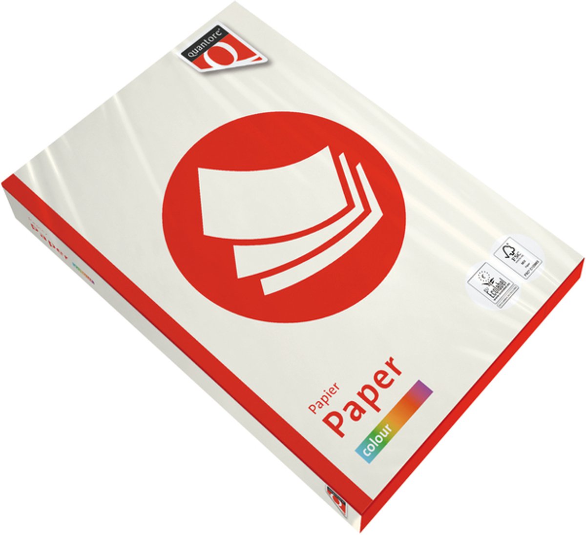 Kopieerpapier Quantore Colour A4 160gr roomwit 250 vel