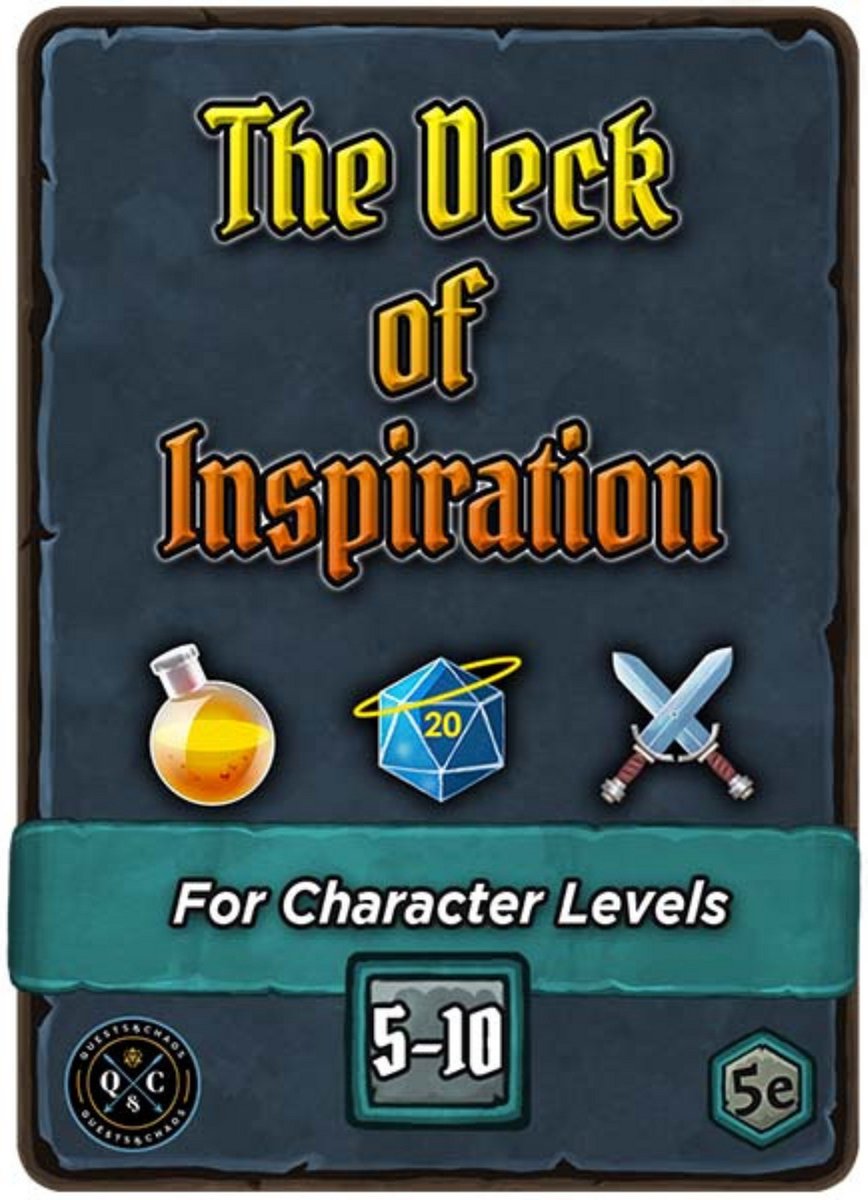 Quests and Chaos - Deck of Inspiration Level 17-20