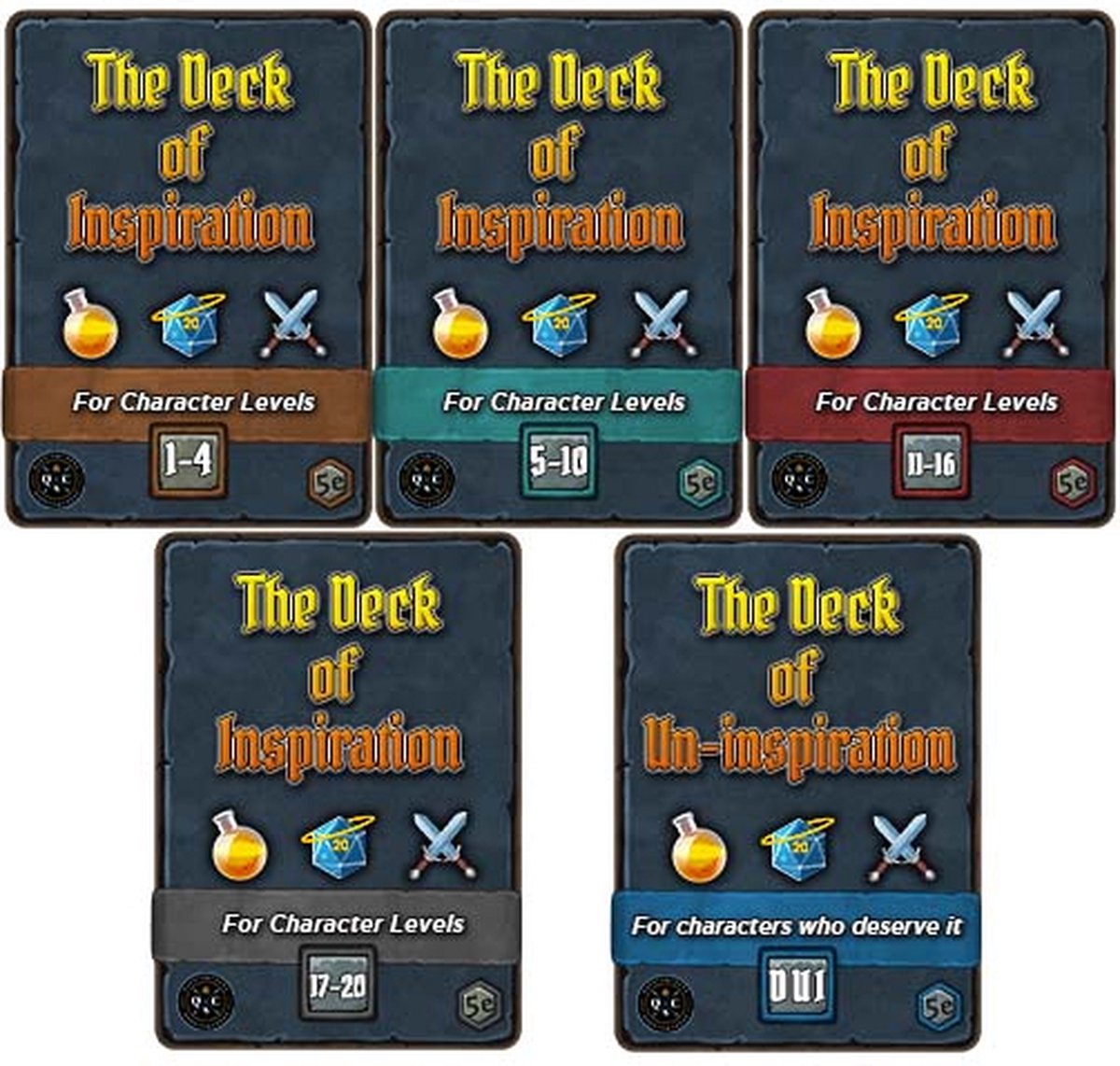 Quests and Chaos - Deck of Inspiration The Complete Set
