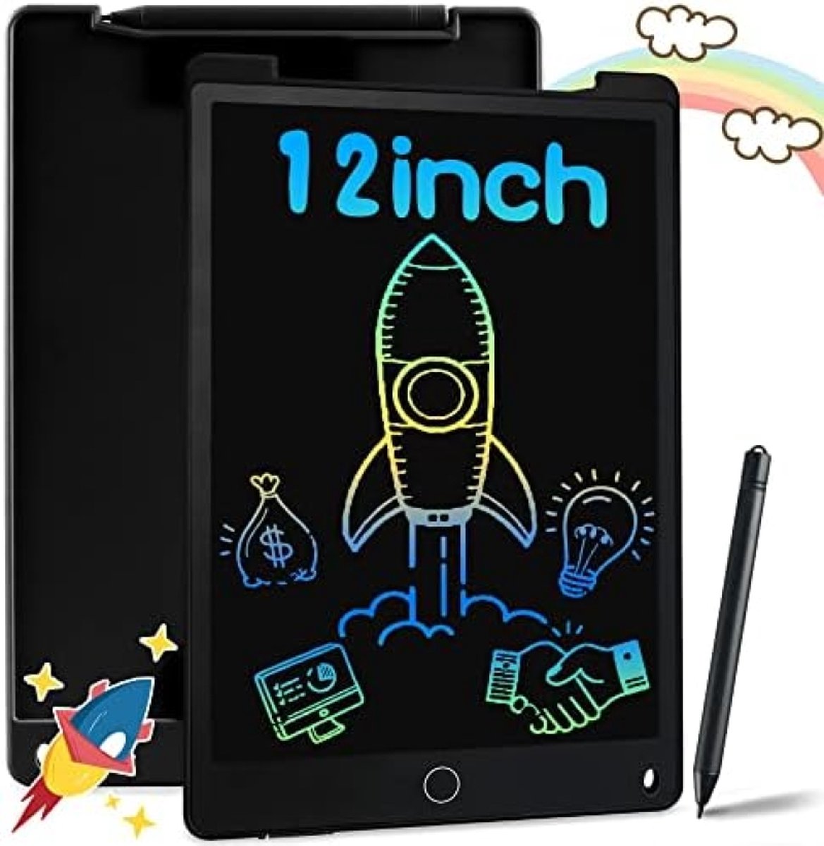 LCD-schrijfbord 12 inch lcd-schrijftablet - Een sleutel om te wissen functie