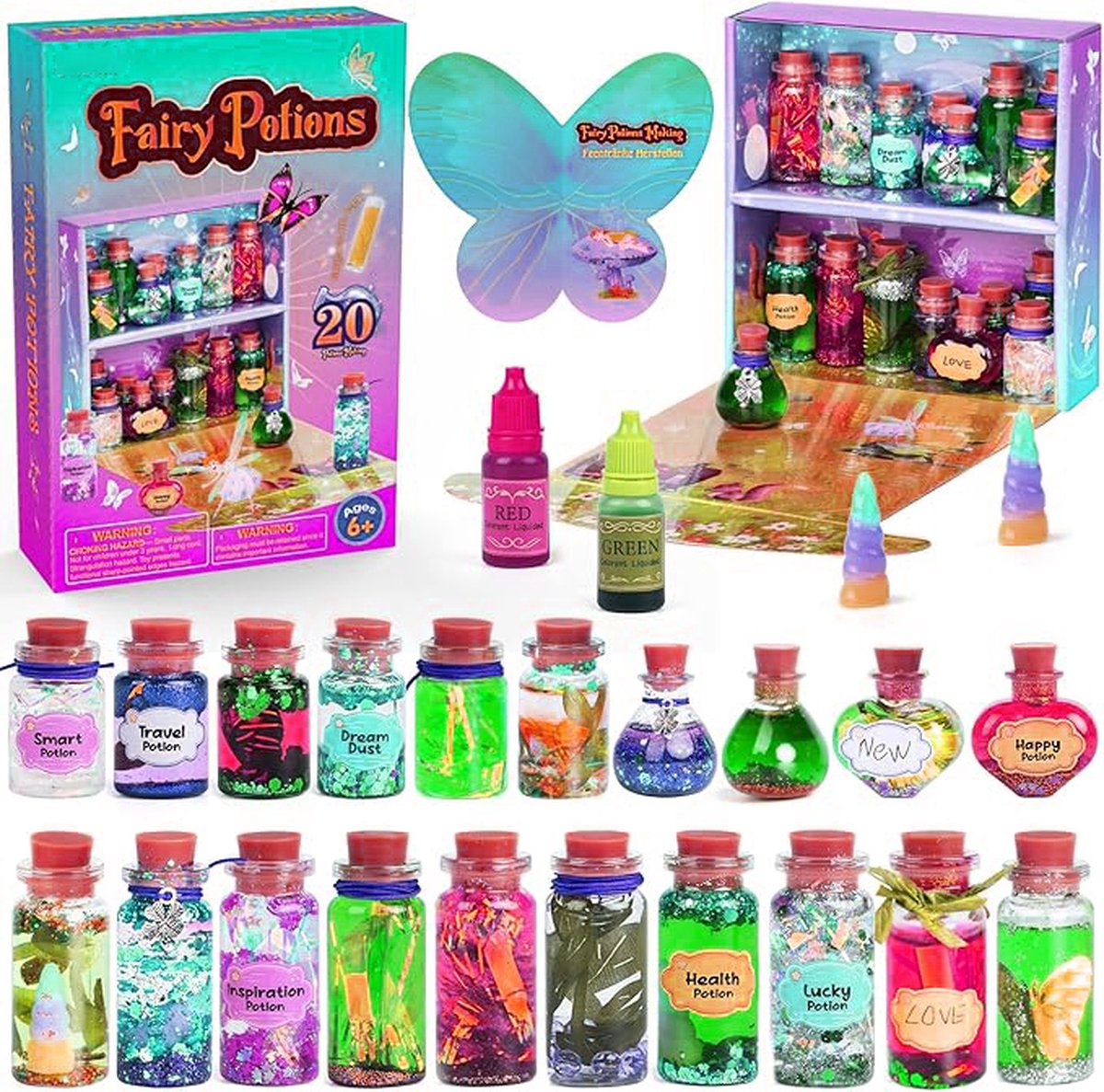 Magische Dranken Knutselset voor kinderen 6 tot en met 10 jaar