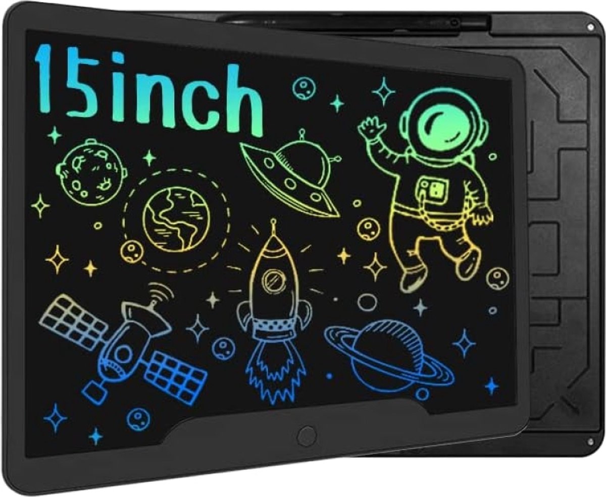 Richgv Lcd-schrijftablet, 15-inch Elektronische Grafische Tablets Doodle-pads Digitale Ewriter, Draagbare Tekentafel Voor Kinderen En Volwassenen Thuis, Schoolkantoor Zakelijk Handschriftblok
